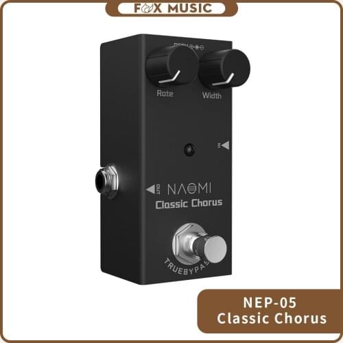 NAOMI Guitar Effect Pedal Full Bodied Sounds DC 9V Mini Single Pedal True Bypass #NEP-05 For Acoustic Guitar