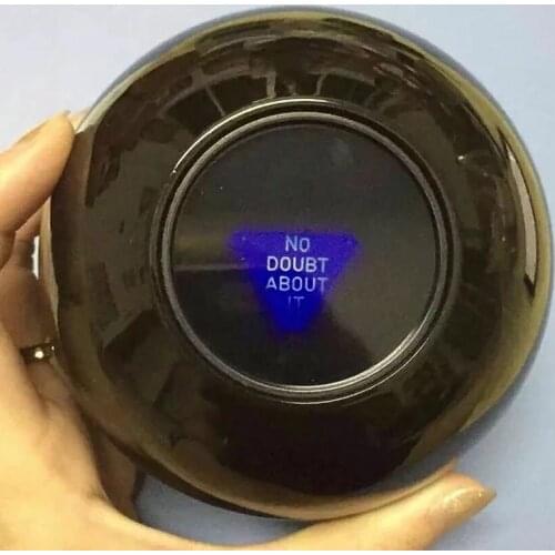 Portable Party Game Props Magic Black 8 Predict Ball Fun Spherical Tricks Toy Gift For Kids Children