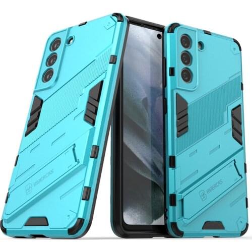 For Samsung S21 FE 2021 Luxury Case Samsung Galaxy S21 FE S21 F E Punk Cool Fundas for Galaxy S21 Fan Edition Stand Cover