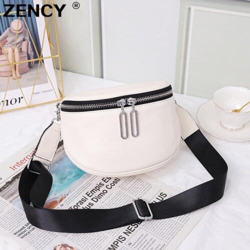 Genuine Leather Saddle bag 2021 New Fashion Explosion Soft Cow Leather Small Chest Women Bag Simple Messenger Female Bags Purse