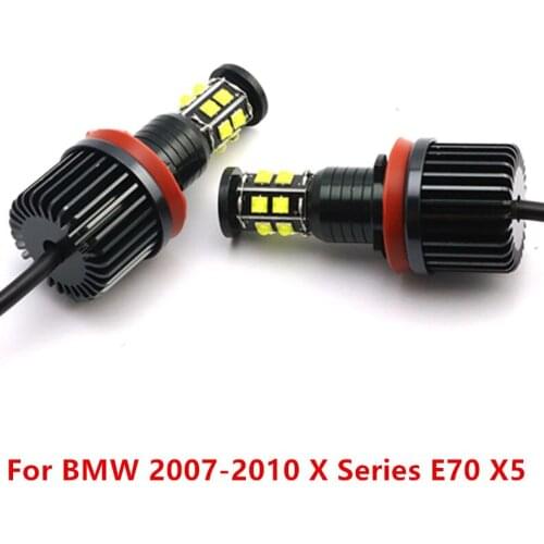 High Power Free Error 3200LM LED Marker White 240W h8 / h11 LED Angel Eyes Marker for BMW 2007-2010 X Series E70 X5 (Pre-LCI)