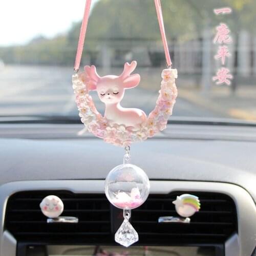 Car Pendant deer Decoration Home Decor Wall Hanging Adornment Gifts