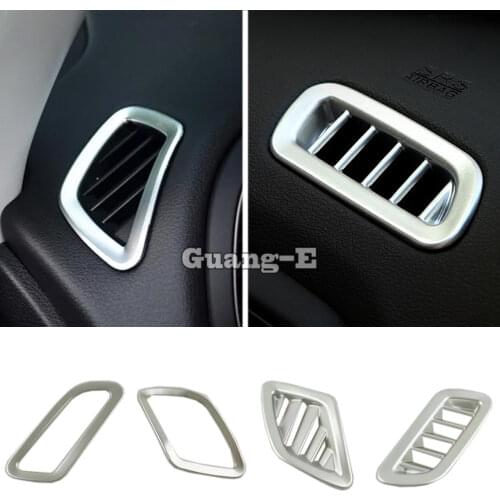 Car Inner Trim Front Air Conditioning Switch Outlet Vent Panel Hoods Moulding For Jeep Renegade 2017 2018 2019 2020