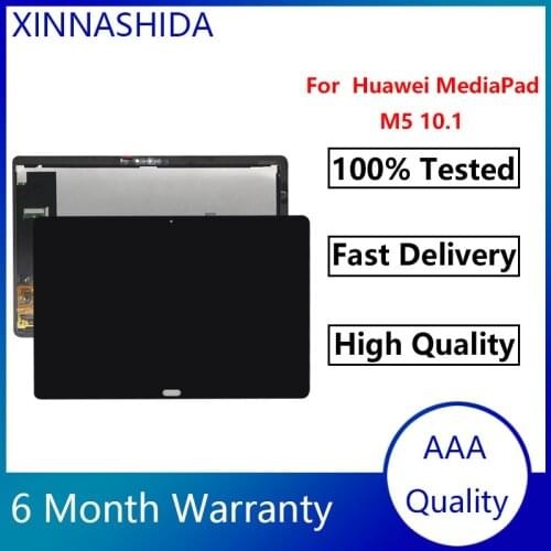100% Working LCD Display For 10.1" Huawei MediaPad M5 Lite 10.1 LTE 10 BAH2-L09 BAH2-W19 Touch Screen Digitizer Assembly