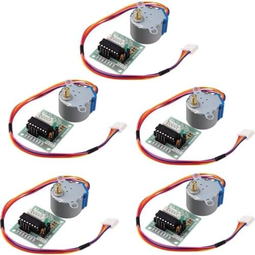5Pcs ULN2003 28BYJ-48 4-Phase Stepper Motor with 5V Drive Board for Arduino PI PIC Raspberry Pi