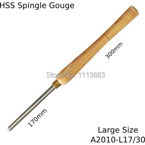 A2010-L17/30 Large Size HSS Spindle Gouge Woodturning Tool