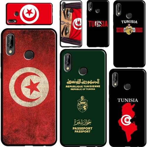 Tunisia Flag Map For Huawei Nova 5T Mate 20 Lite P Smart 2019 2021 Case For Huawei P30 P40 Lite P10 P20 Pro