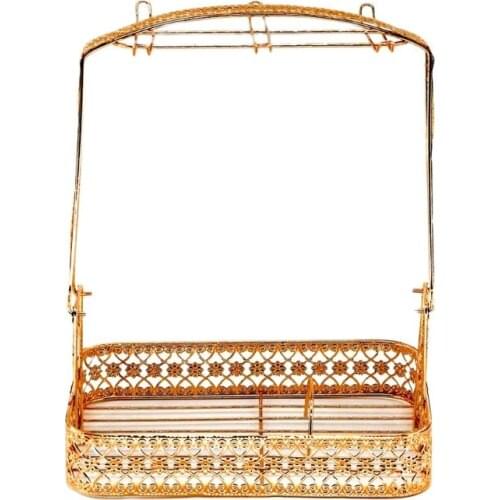 Mug Holder Coffee Rack Coffee Cup Holder Tea Set Stand Dishes Organizer Wrought Iron Mug Drainer Storage Drying Rack Org