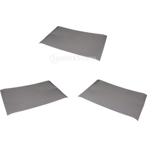 DIY 300mm PVC Plastic PC Cooler Fan Dust Filter Dustproof Case Cover, Computer Mesh- (3 Pieces )