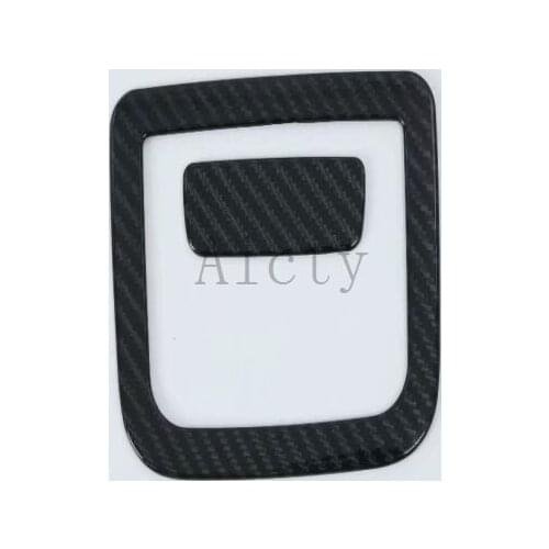 For Audi Q5 2018 2019 2020 Rear Trunk Tail Door Handle Bowl Cover Trim Molding Carbon Fiber Exterior Accessories Car Styling