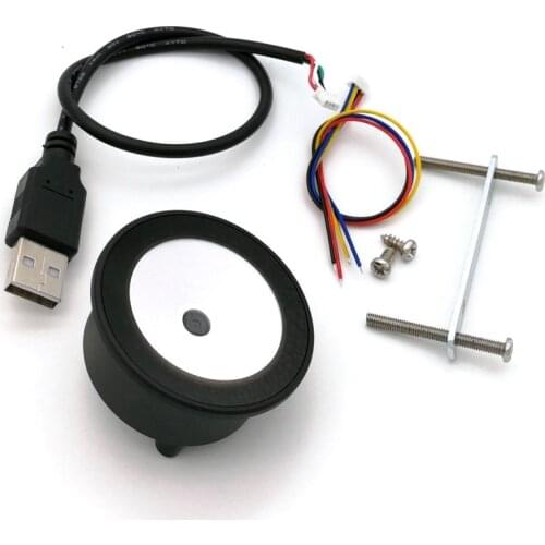 GM73 Small Round Easy Installation USB UART 1D 2D QR Code Barcode Scanner Reader