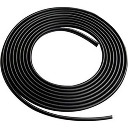Good Quality 16FT/5M Black Moulding Trim Rubber Strip Car Door Scratch Protector Edge Guard