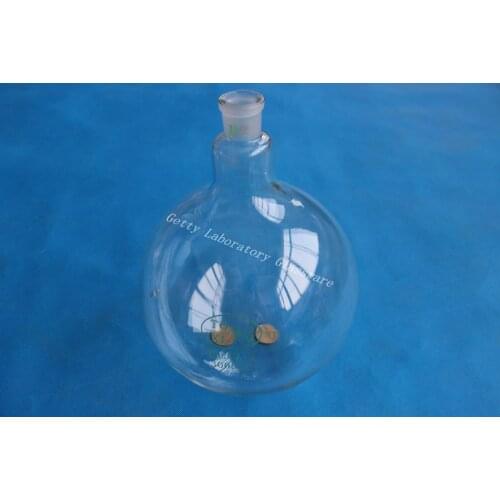 3L (3000ml) single neck round bottom flask, Joint 24/29,heavy wall (Lab glass)