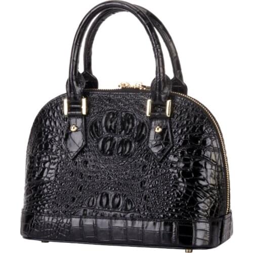 New Crocodile leather womens one shoulder crossbody bag fashion luxury high quality Small square bag versatile shell handbag