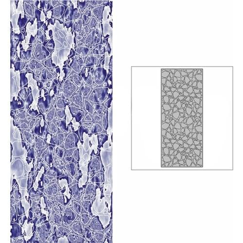 New Slim Spotted Cobblestone Background Plate Craft Embossing Mold 2021 Metal Cutting Dies for Scrapbooking Album Card Making