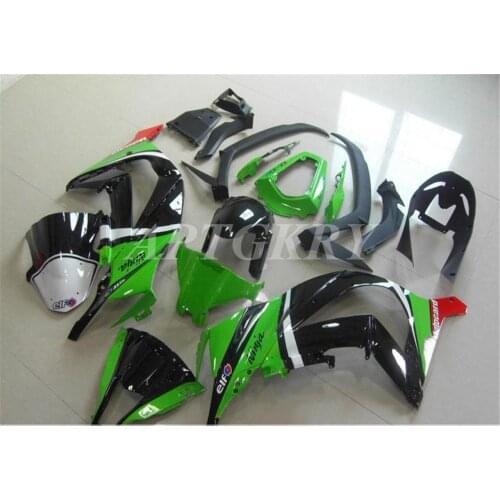 New ABS Plastic Shell Motorcycle Fairing kit Fit For kawasaki Ninja ZX10R 2011 2012 2013 2014 2015 Bodywork Set Green Black
