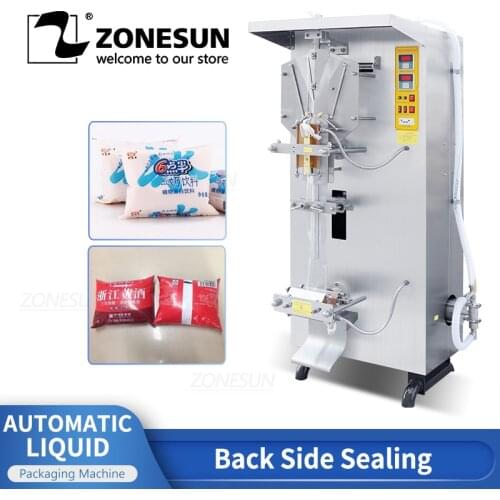 ZONESUN Automatic Liquid Packing Machine Liquid Packager Liquid Filling And Sealing Machine Liquid Packing Machine