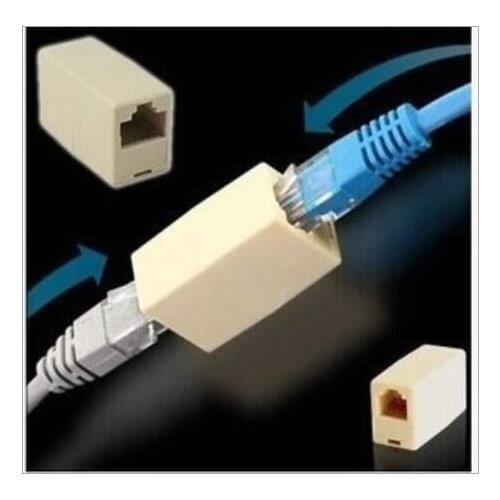 10 x RJ-45 SOCKET RJ45 Splitter Connector CAT5 CAT6 LAN Ethernet Splitter Adapter Network Modular Plug For PC Lan Cable