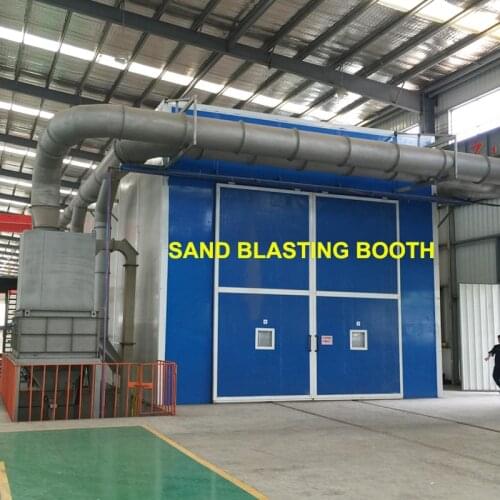 Sand blasting booth high quality sand blast room best selling sand blast cabinet