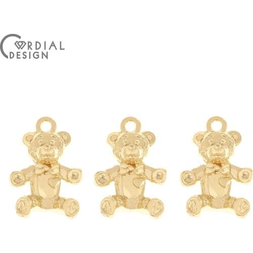 Cordial Design 100Pcs 14*21MM Jewelry Accessories/Pendant/DIY Charms/Hand Made/Earrings Connectors/Jewelry Findings & Components