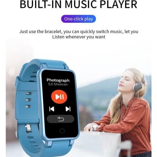 C2 Plus Smart Watch 1.14 Inch Waterproof Smart Watch Men Women Sport Fitness Tracking Smart Bracelet for iOS Android 2021