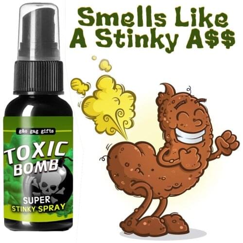 30ml Novelties Liquid Fart Gag Prank Joke Spray Can Stink Bomb Smelly Stinky Gas Funny Trick Fun Gadgets Toys For Children