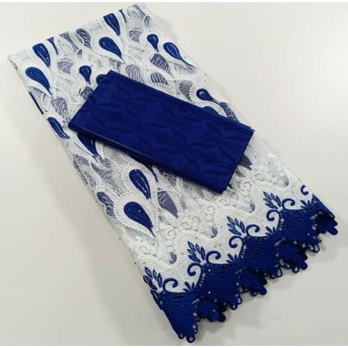 Party Q High Quality African Nigerian Tulle Lace Fabric Embroidery Milk Silk Voile Cord French Prom Party Gown Dress Bazin