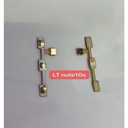 Power On Off Volume Button Key Switch +USB Charging Port Flex Cable For LT Note 10s Replacement parts
