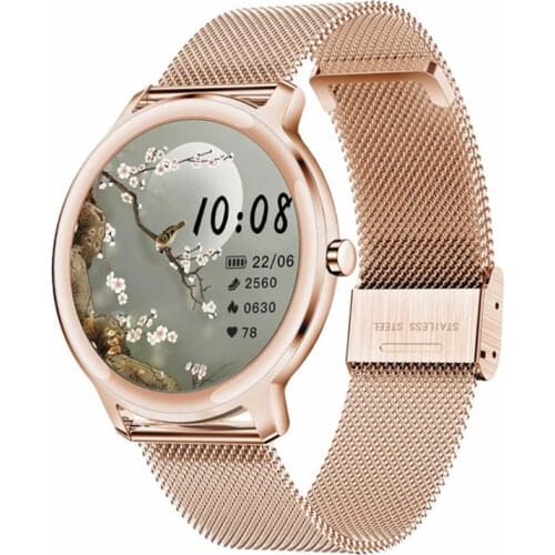 R18 Smartwatch Waterproof Smart Watch Women Lovely Bracelet Blood Pressure Monitor Lady Wrist Clock For IOS Android