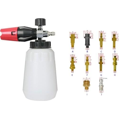 High Pressure Foam Generator Car Wash Water Gun Foam Pot Corrosion Resistant Dry Cleaning Tornador Snow Foam Spray Car Cleaning