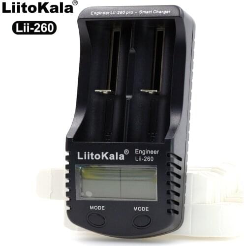 Liitokala Lii-260 18650/26650/16340 Lithium Battery Charger, Detection Battery Capacity/ Internal Resistance / Voltage