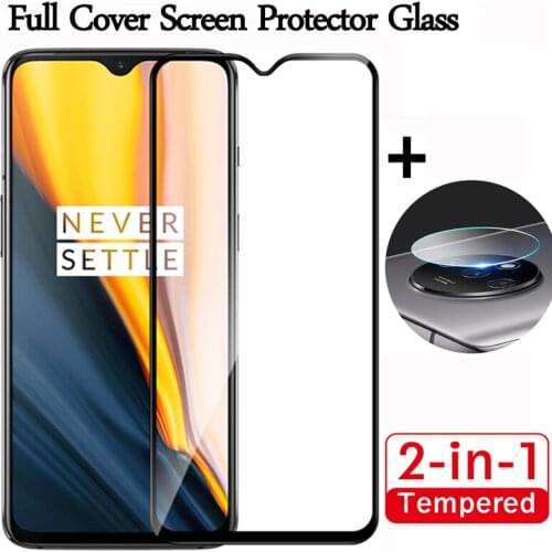 2 IN 1 Camera Glass + Screen Tempered Glass for Oneplus 8 Pro Protector Lens Film On One Plus 7 T 7t Protective Glass Oneplus8