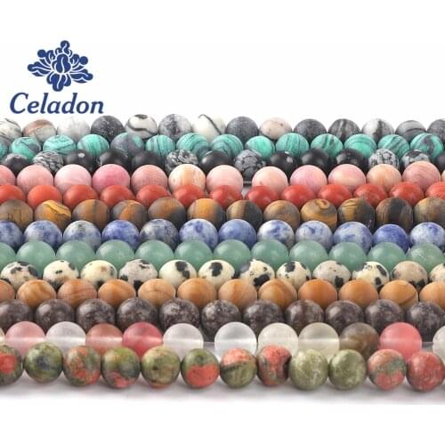 38cm Natural Dull Polish Matte Amazonite Stone Beads 10MM For Jewelry Making DIY Bracelet Round Loose Spacer Bead wholesale