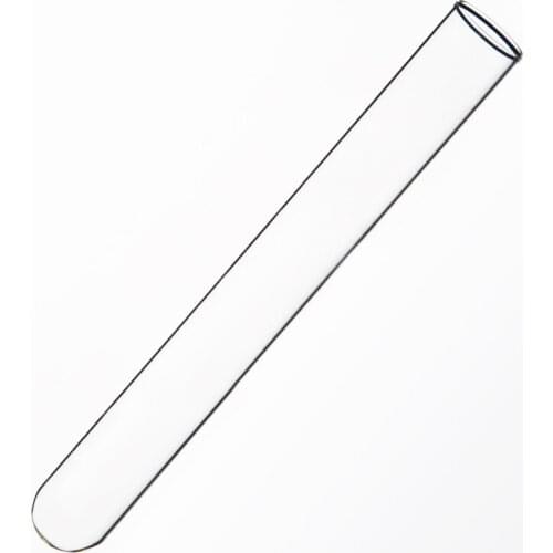 5pcs flat mouth test tube 12*100mm,Outer diameter 12mm,Full length 100mm,High borosilicate glass round bottom test tube