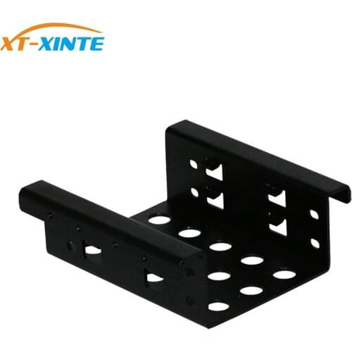 XT-XINTE Aluminum 3.5 inch to 2.5 inch Hard Drive HDD SSD Converter Adapter Mounting Bracket Hard Drive Caddy Cable Optional