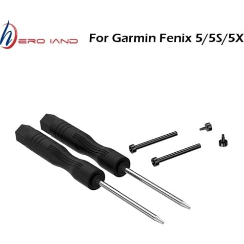 Diamond Ear Rod Connecting Watch Band Strap Garmin Fenix 3 Fenix 5 5S 5X Plus Lead Screw Screws Strap Link 2 PCS + 2pcs tool