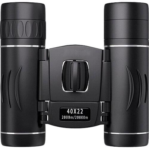 40x22 HD Powerful Binoculars 2000M Long Range Folding Mini Telescope BAK4 FMC Optics For Hunting Sports Outdoor Camping Travel