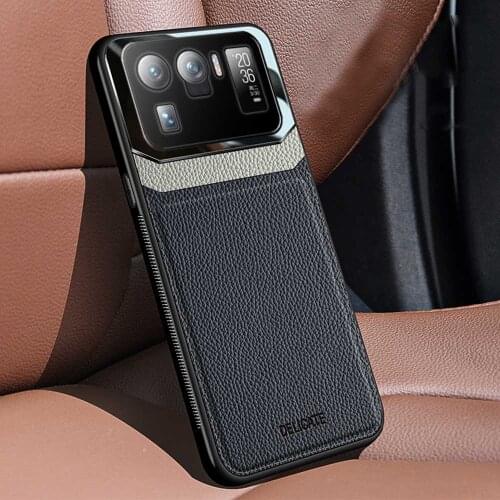 For Xiaomi Mi 11 10T Pro Lite Case 11 Ultra Cover Hybrid Design Coque For Xiaomi Mi 8 9 Pro SE Case PU Leather & Acrylic Fundas