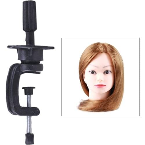Cosmetology Mannequin Head Drying Holder Desk Table C-Clamps Clip Tool Black