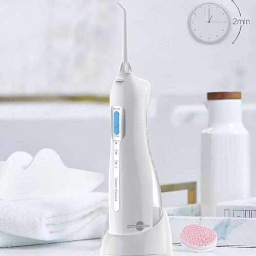 Electric Oral Irrigator Wireless Charging Portable Dental Floss Household Water Flosser Intelligent Power-off Protection