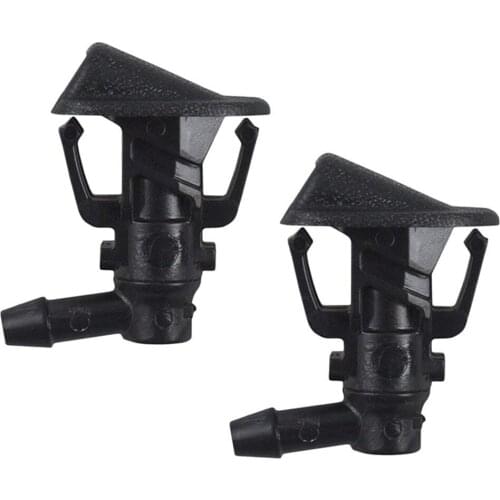 2PCS Water Spray Nozzle jet For Jeep /Wrangler 2013 2014 2015 2016 2017 Car Windshield Wiper Water Washer Nozzle jets 68164356AB