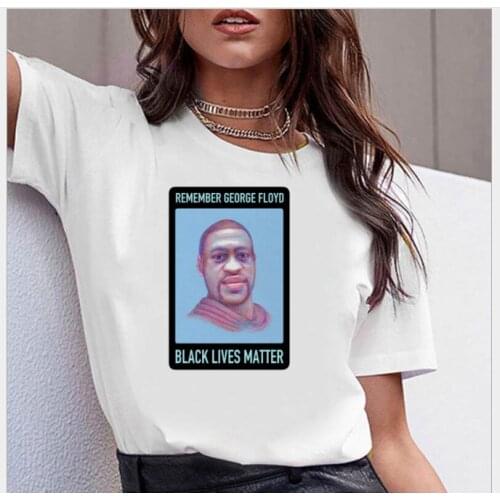 1 piece 2021 I Can't Breathe George Floyd T-shirts Icantbreathe We Cant Breath remember George Floyd Hands Up Dont Shoot