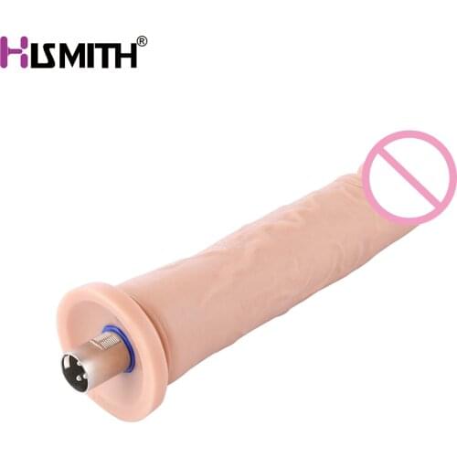19.5cm Insertable Long Length Dildo Flexible Soft Bendable 3XLR Connector Sex Machine Accessories 4cm Diameter 3 Pin Attachments