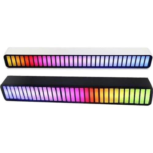 GTBL Sound Control Light Music Rhythm Pickup Ambient Light Colorful Music Ambient RGB Light Bar Light For Car Bedroom