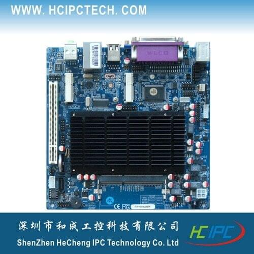HCIPC M425-4 ITX-HCM52X21F,Atom D525 Mini ITX Motherboard,PCI.2COM,GPIO,2Mini PCIE,8USB,1LAN,PCI,LVDS+VGA.LPT,1DDR3,12VDC