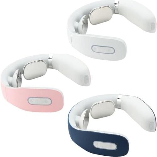 H7JC Neck Massager, Smart Cordless Neck Relax Massager with Heat, Portable Deep Tissue Trigger Point Massage Machine to Relax