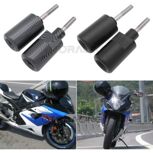 Motorcycle Black/Carbon Frame Sliders Falling Protection For Suzuki GSXR GSX-R 1000 GSXR1000 GSX-R1000 K5 2005 2006