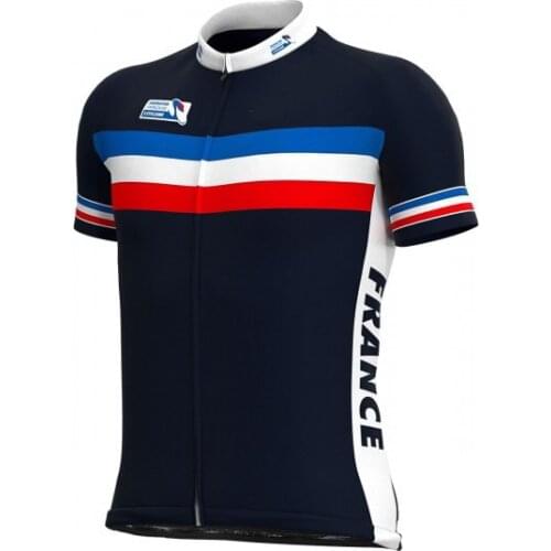 2020 FRANCE NATIONAL TEAM BLUE Mens Only Cycling Jersey Short Sleeve Bicycle Clothing Riding Bike Ropa Ciclismo