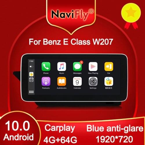 NaviFly for Benz E-Class C207 Two-door coupe E200 E260 E350 Car Multimedia Video Player Navigation GPS Android 10.0 IPS Carplay