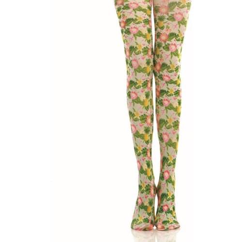 Pineapple Pantyhose Printing Socks